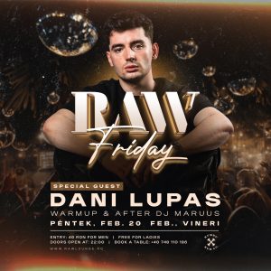 RAW Friday Special Guest DANI LUPAS